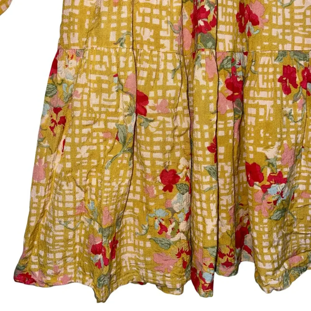 April Cornell Dress Floral Ruffle - Picture 4 of 12